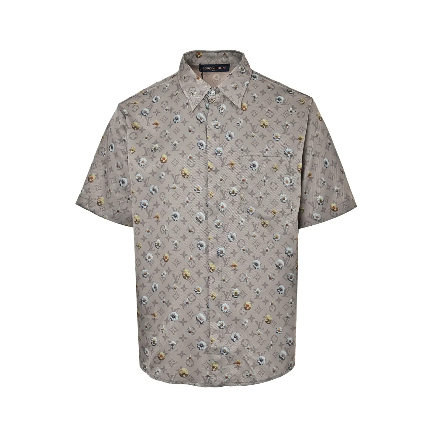 Louis Vuitton/Louis Vuitton 26ss presbyopia daisy all-print suit short-sleeved shirt